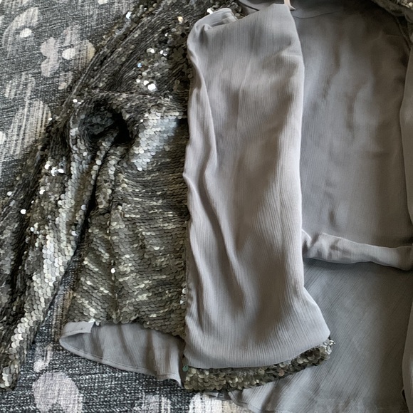 Free People Party Sequin Open Drape Jacket Extra Small - Picture 13 of 16